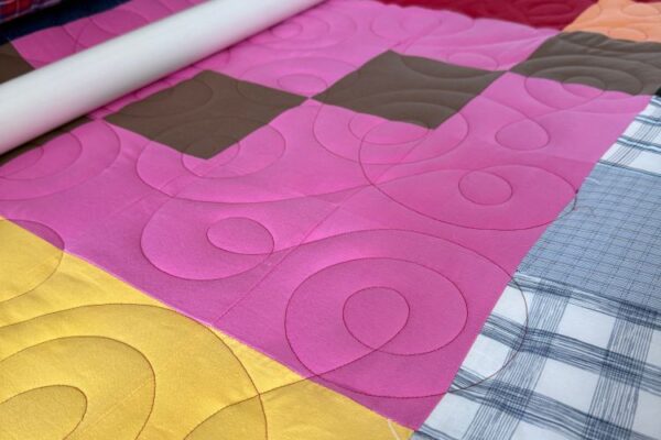 16 patch bunter quilt pattern loop the loop longarm