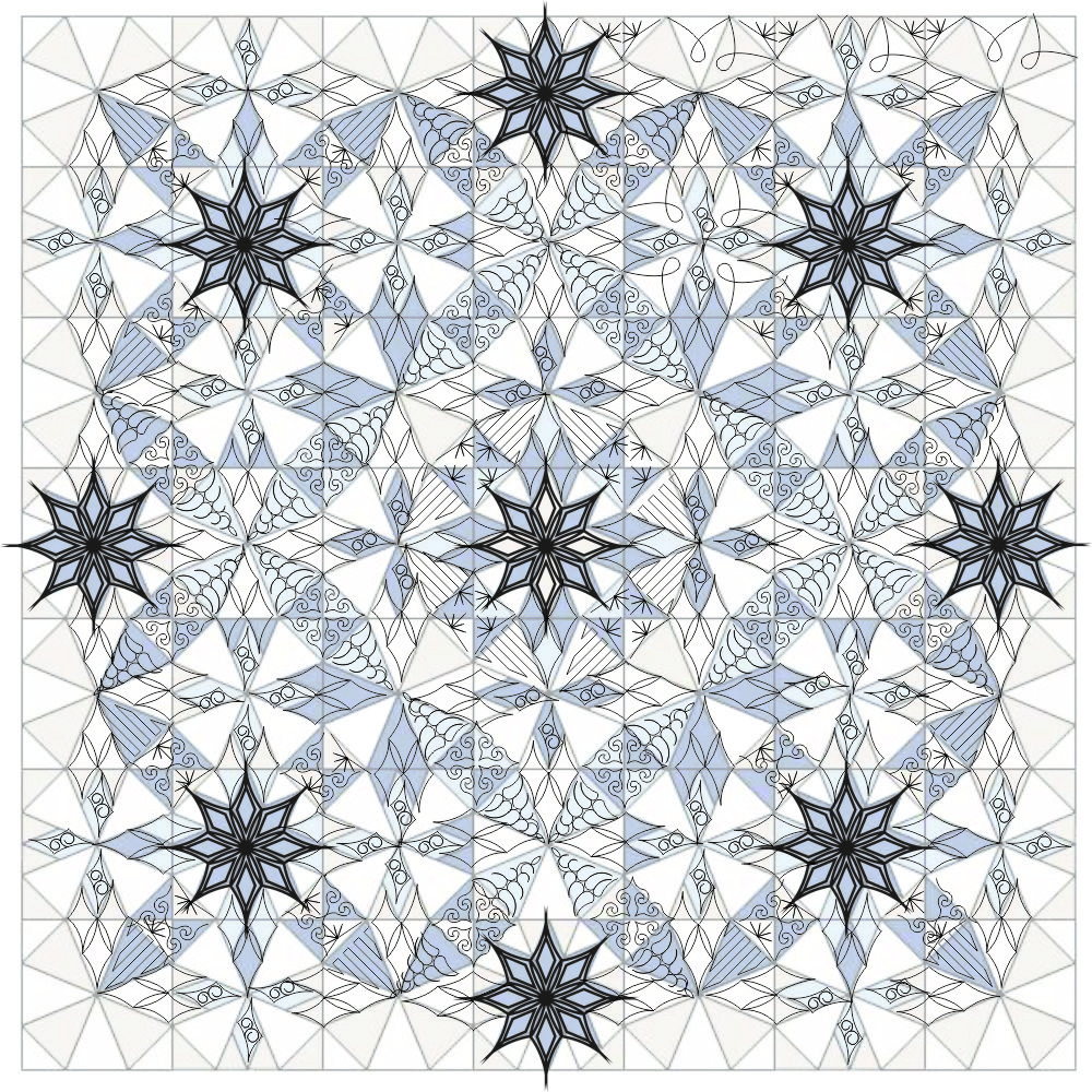 Alaska quilting layout
